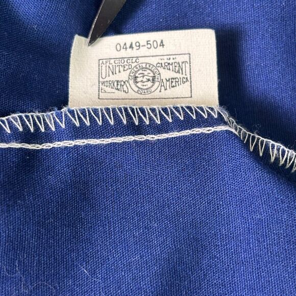 Vintage King Louie Chevrolet Racing Pit Crew Shirt XL Blue White NASCAR Style - Picture 16 of 16